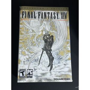 Original 2010 Final Fantasy‎ XIV Online Collector's Edition No Security Token